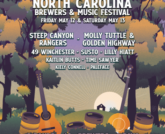 NORTH CAROLINA BREWERS AND MUSIC FESTIVAL ANNOUNCES LINEUP FOR ITS 11TH ANNUAL EVENT MAY 12 & 13, 2023