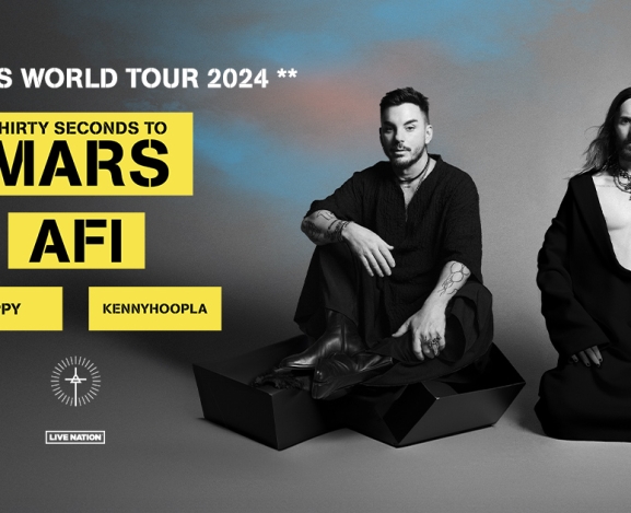 Oscar winning actor Jared Leto announced Thirty Seconds to Mars’ monumental Seasons 2024 World Tour with AFI and more