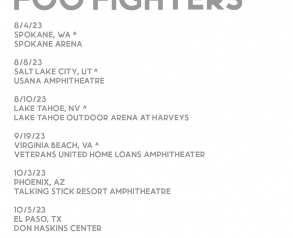 FOO FIGHTERS CONFIRM SIX MORE HEADLINE SHOWS