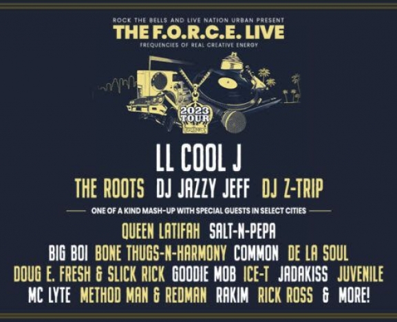 Press Release: ROCK THE BELLS & LIVE NATION URBAN PRESENT THE F.O.R.C.E. (FREQUENCIES OF REAL CREATIVE ENERGY) LIVE NORTH AMERICAN SUMMER TOUR HEADLINED BY LL COOL J