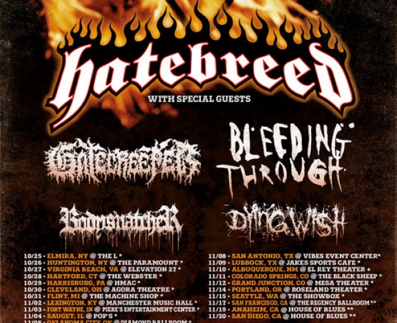 HATEBREED ANNOUNCE ADDITIONAL DATES FOR “20 YEARS OF PERSEVERANCE” TOUR