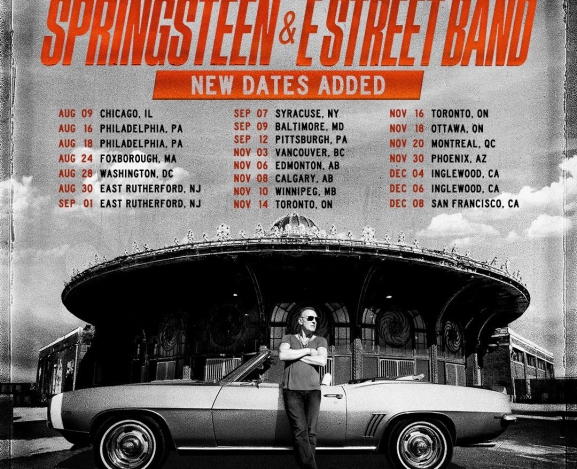 Bruce Springsteen and The E Street Band add North American shows in 18 cities to their 2023 Tour