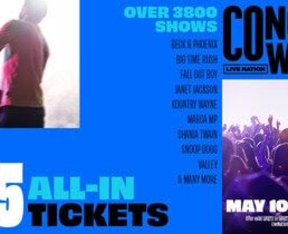 LIVE NATION ANNOUNCES ANNUAL CONCERT WEEK: $25 ALL-IN TICKETS TO OVER 3,800 SHOWS THIS YEAR
