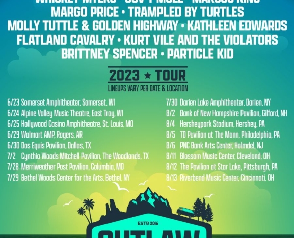 WILLIE NELSON’S ICONIC OUTLAW MUSIC FESTIVAL TOUR IS BACK ON THE ROAD AGAIN IN 2023